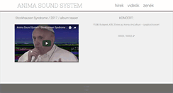 Desktop Screenshot of animasoundsystem.com